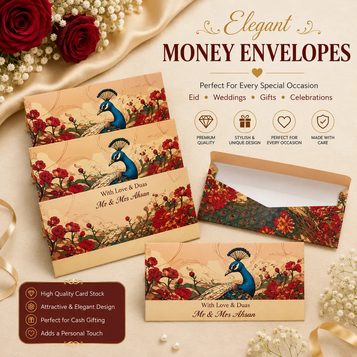 Luxury Wedding Money Envelope 43