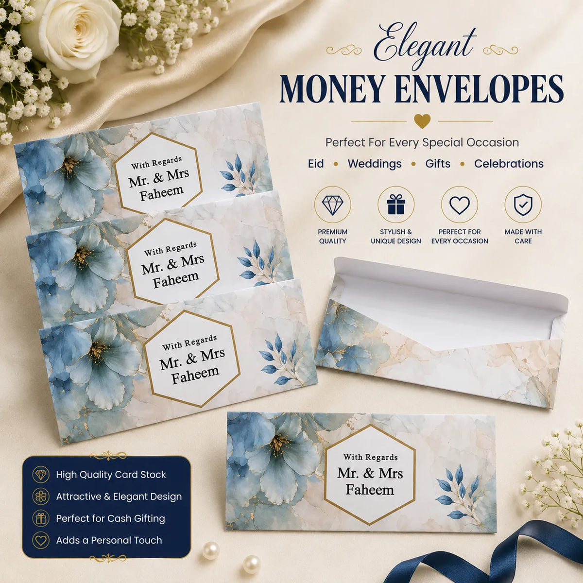 Luxury Wedding Money Envelope 10