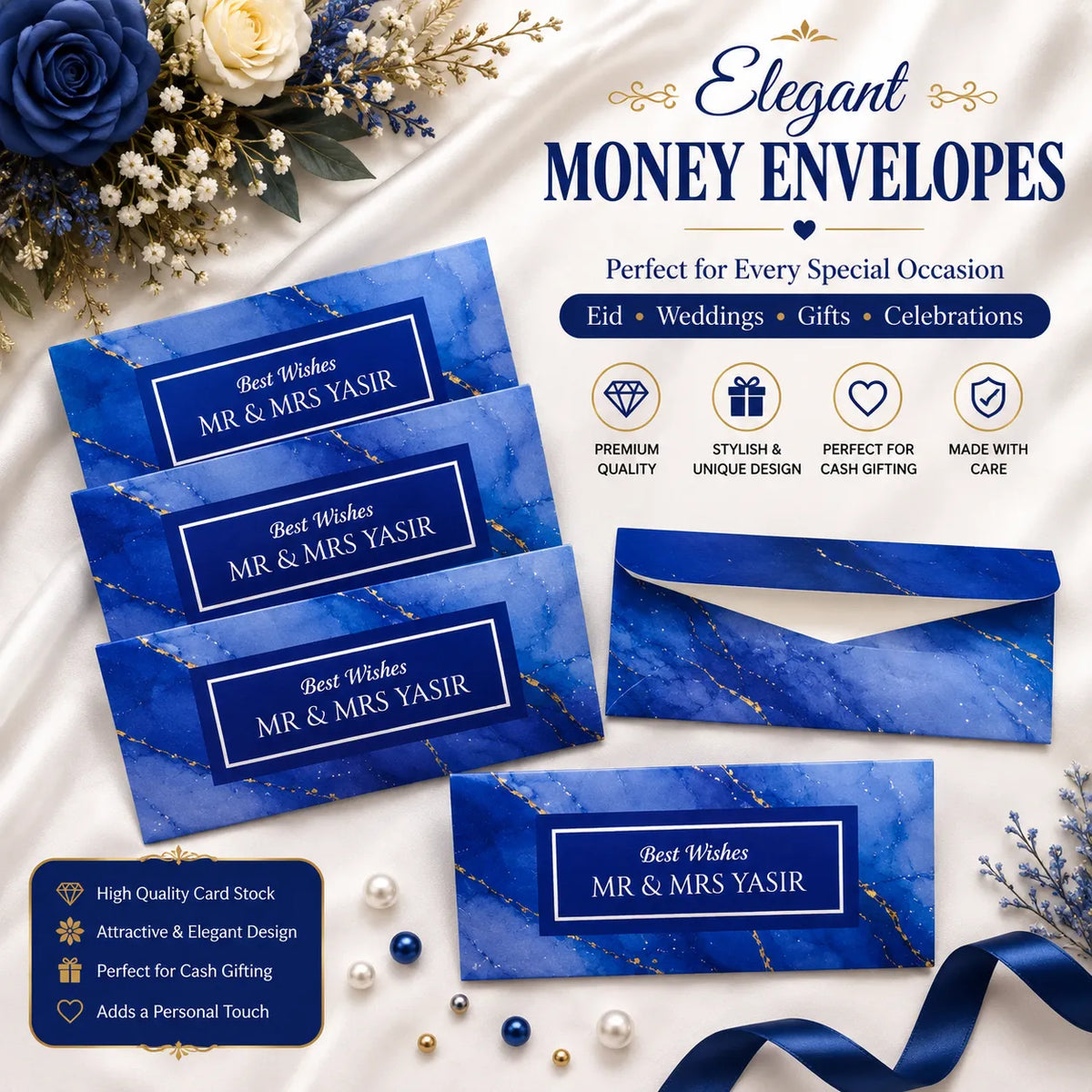 Luxury Wedding Money Envelope 34