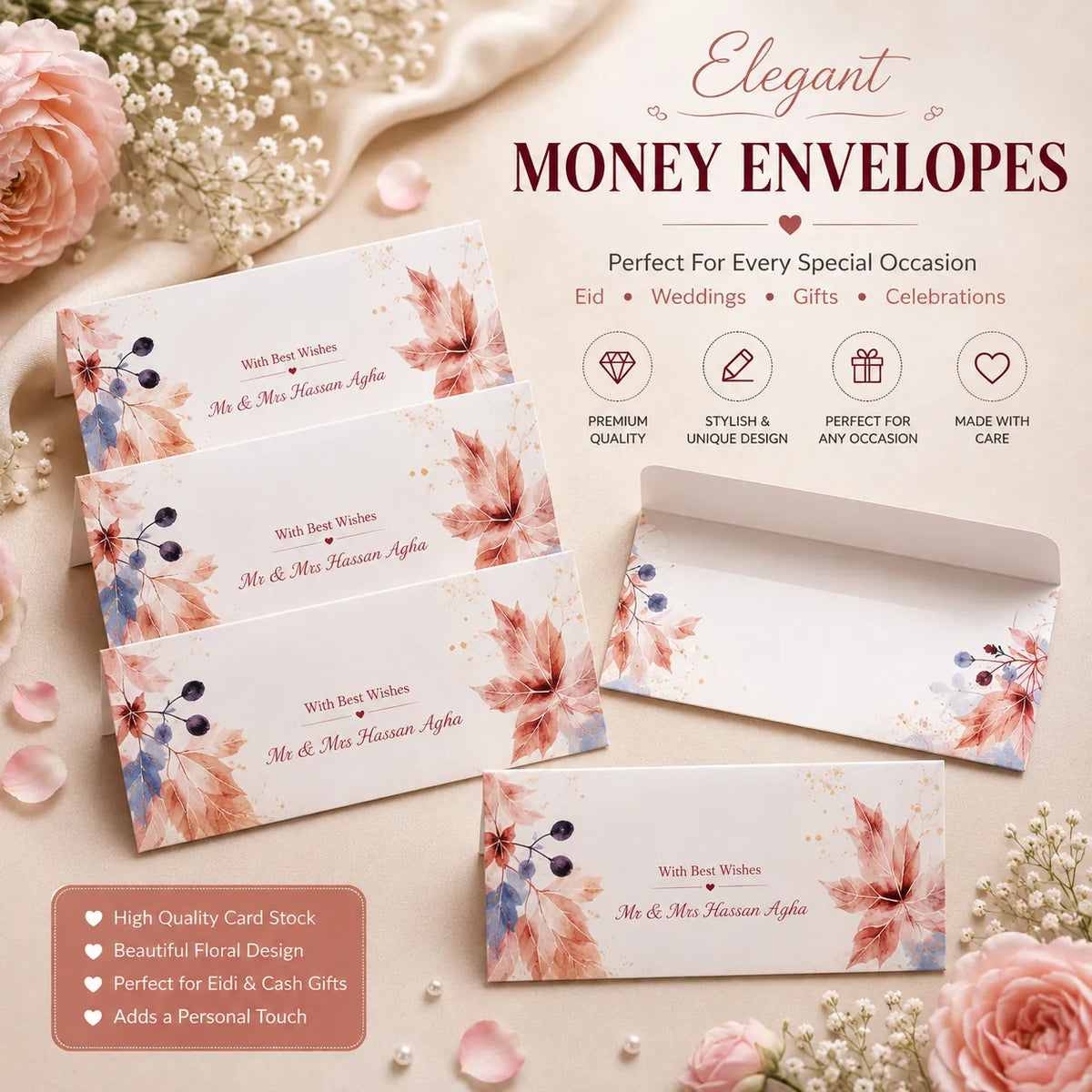 Luxury Wedding Money Envelope 9