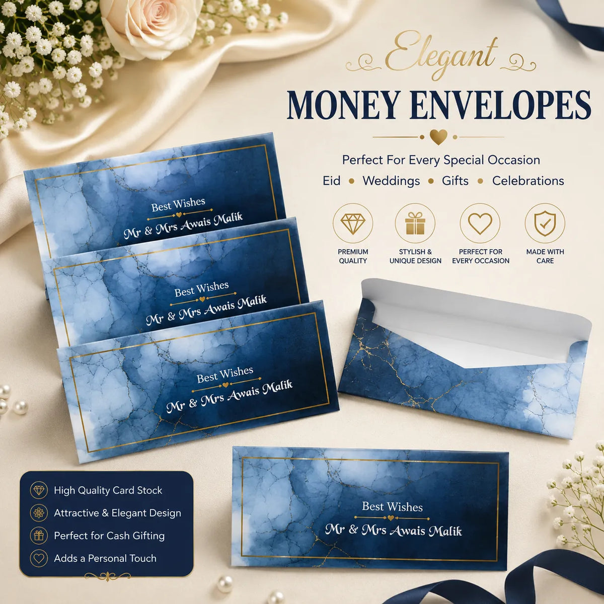 Luxury Wedding Money Envelope 18