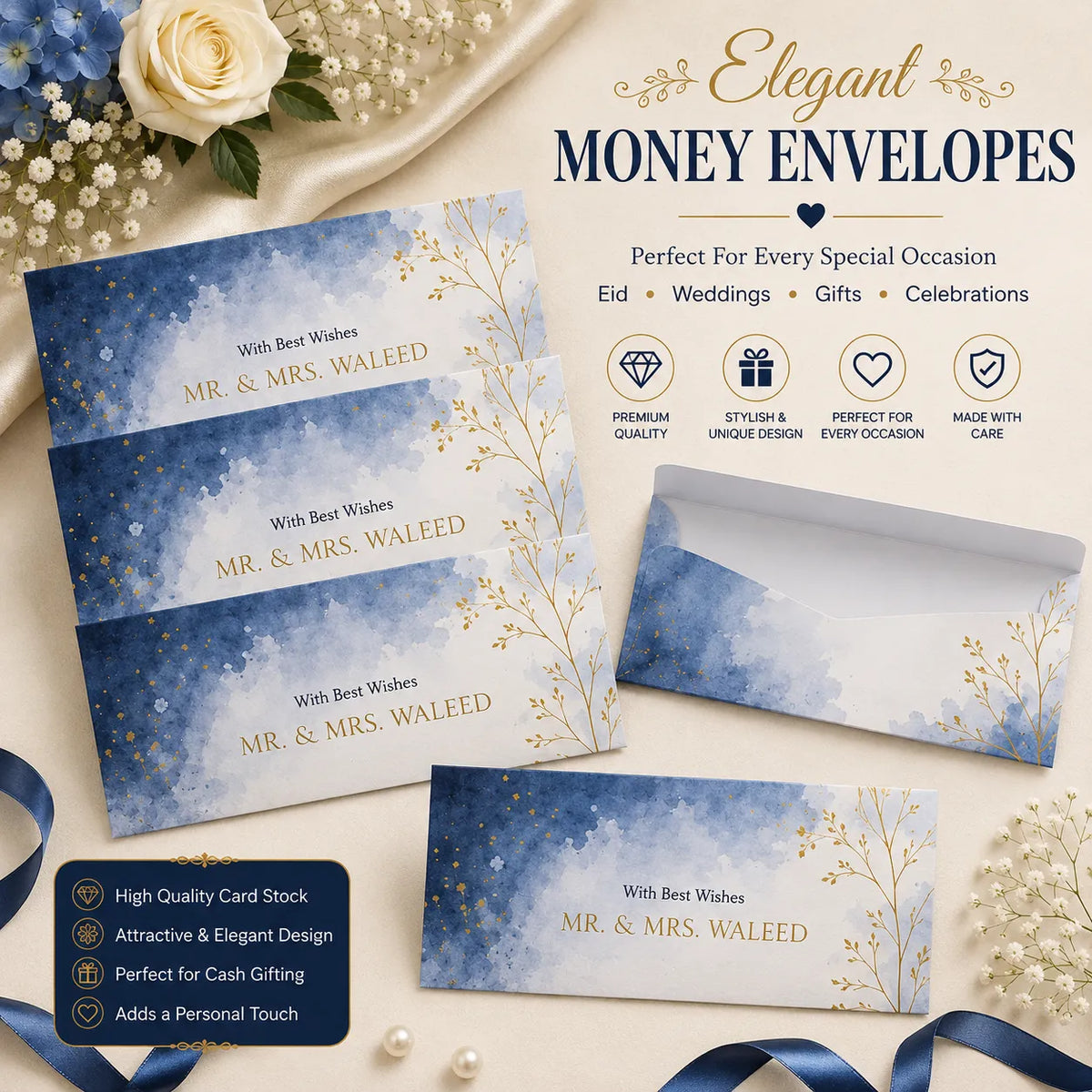 Luxury Wedding Money Envelope 31