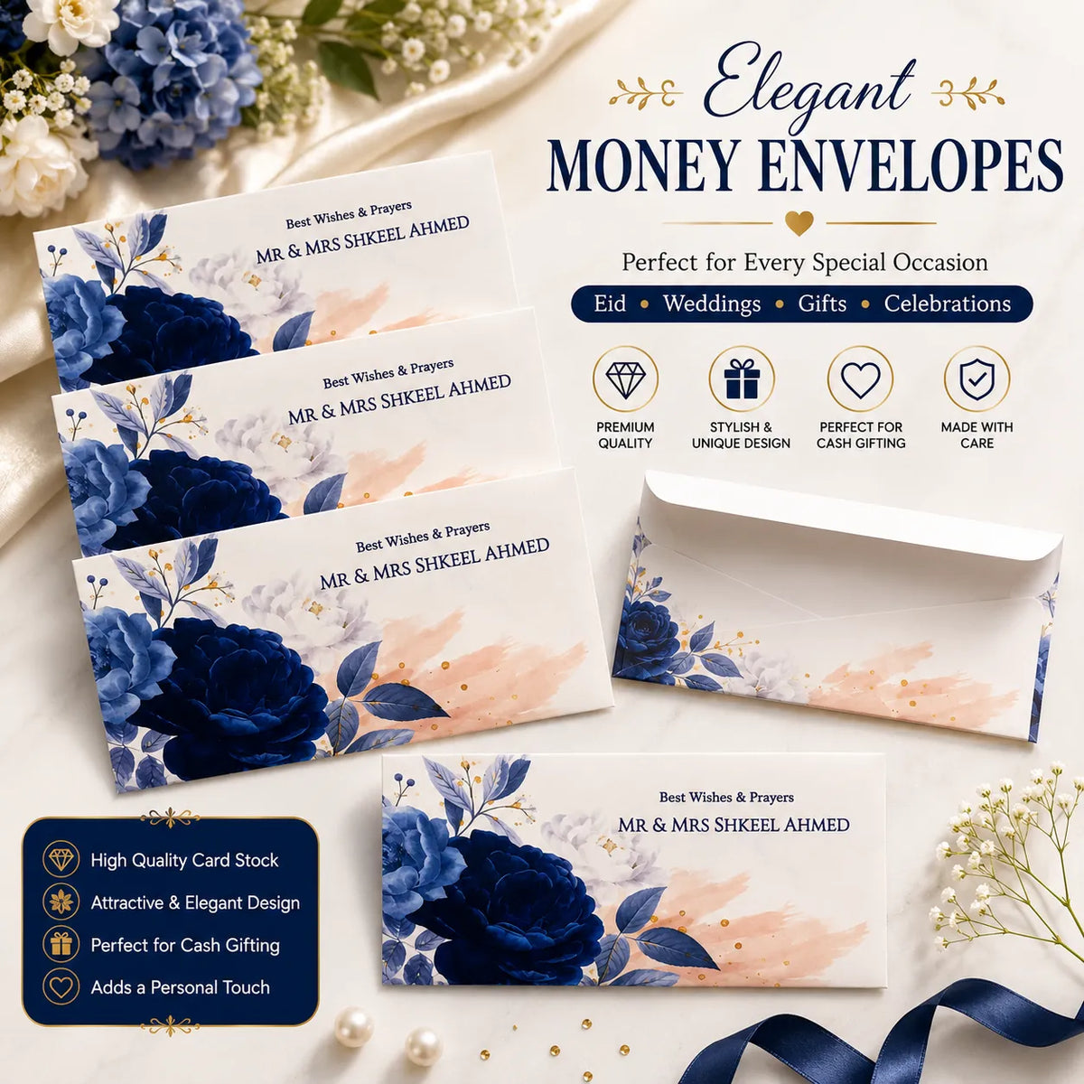 Luxury Wedding Money Envelope 14