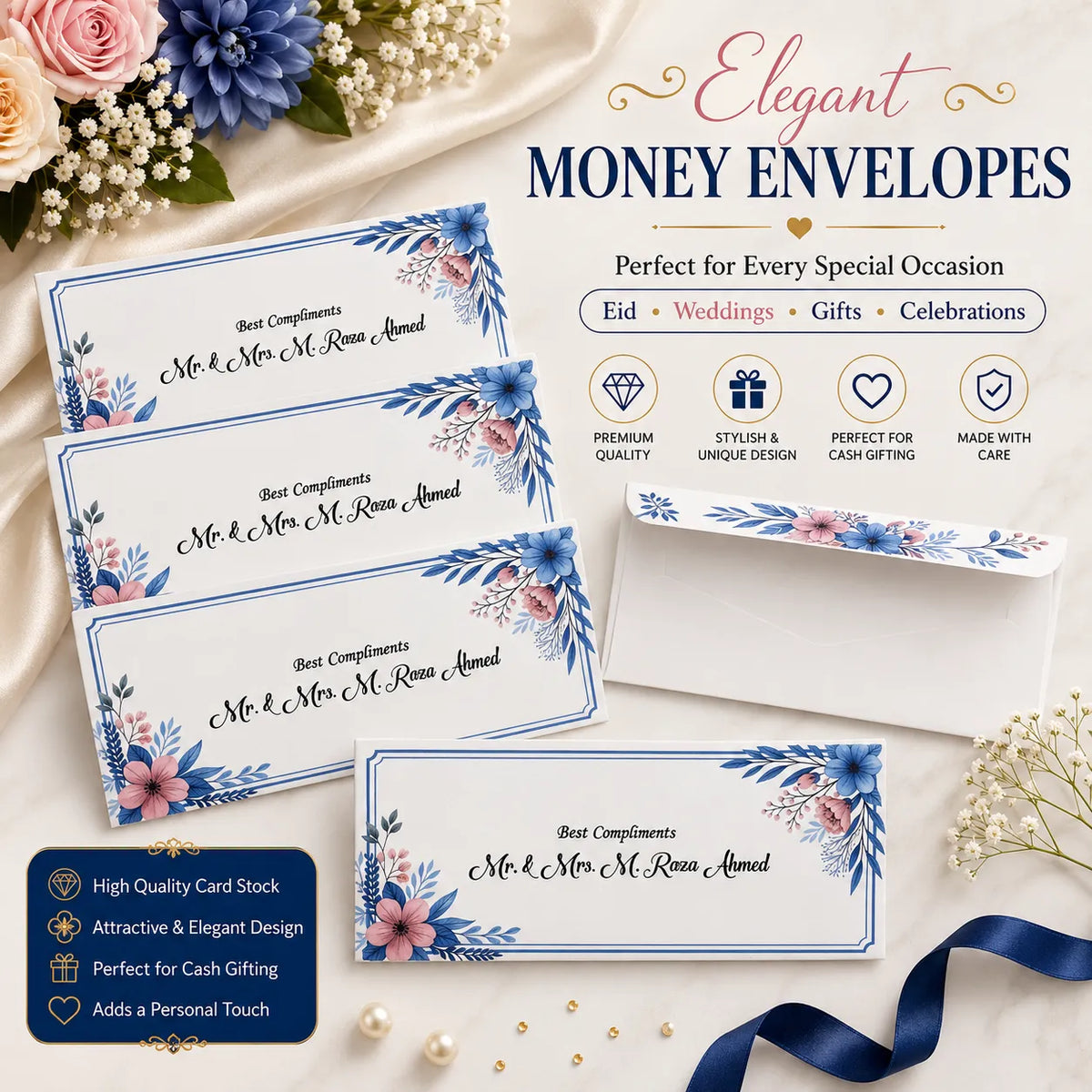 Luxury Wedding Money Envelope 26