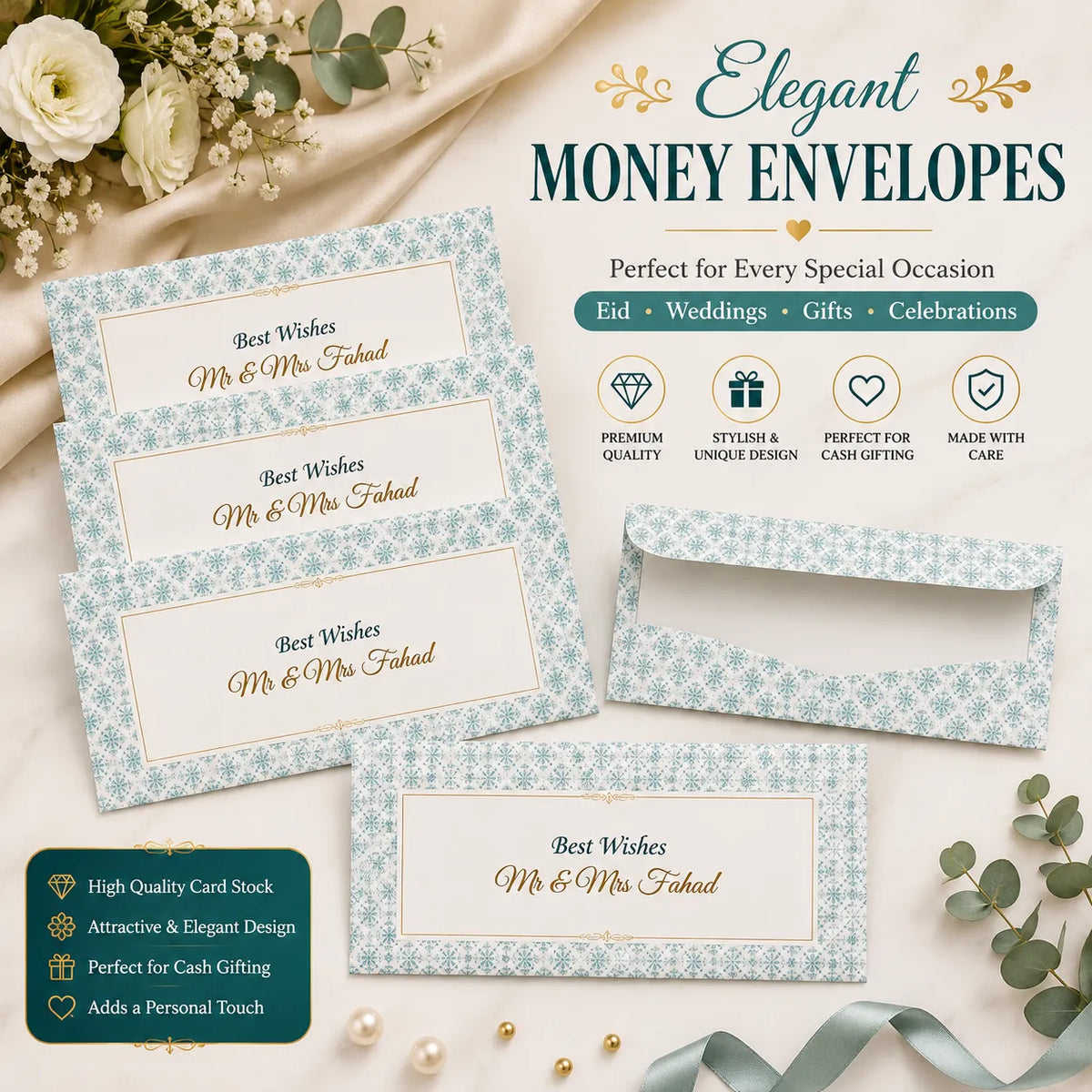 Luxury Wedding Money Envelope 35