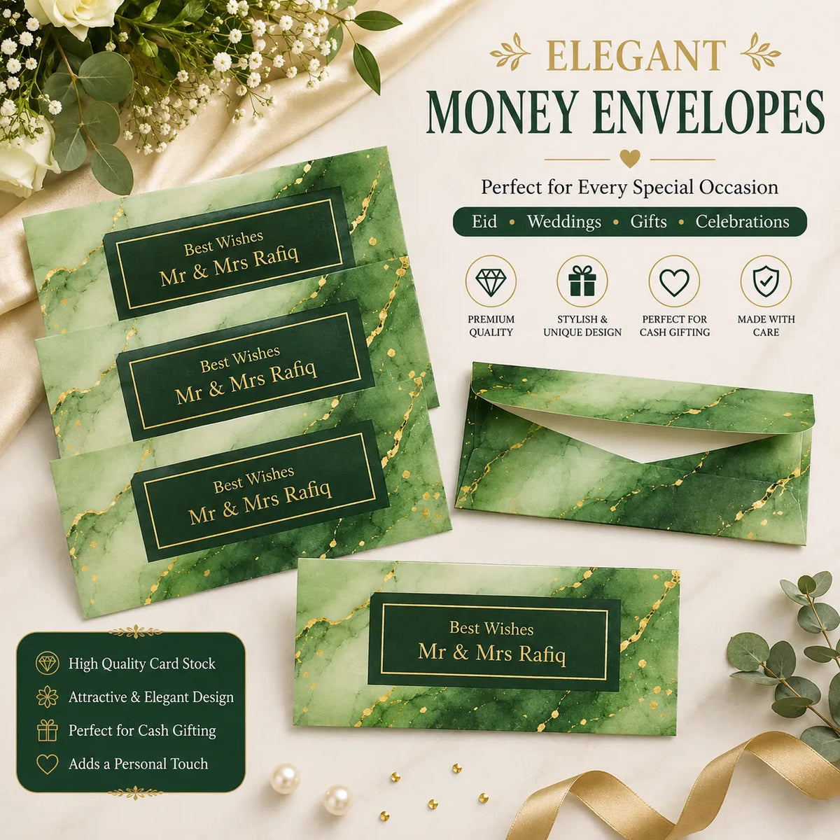 Luxury Wedding Money Envelope 29