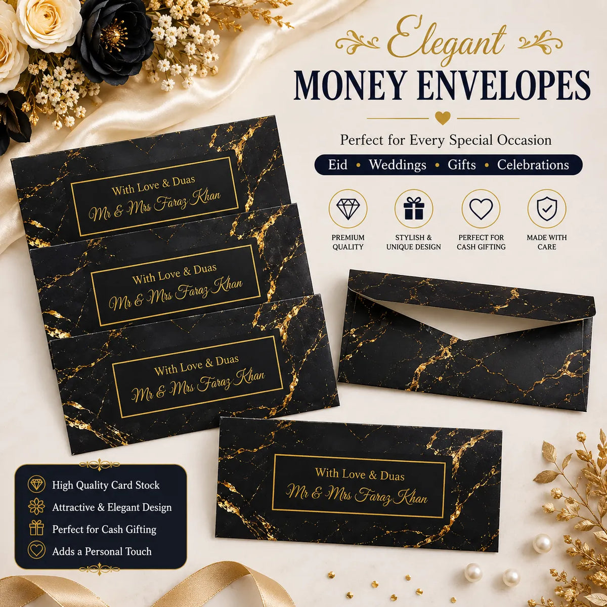Luxury Wedding Money Envelope 32