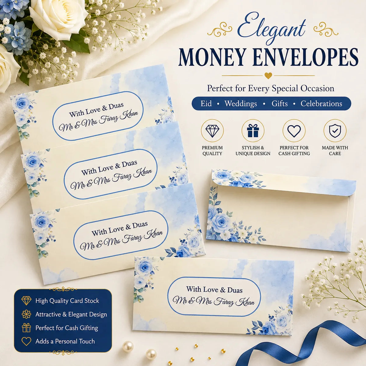 Luxury Wedding Money Envelope 17