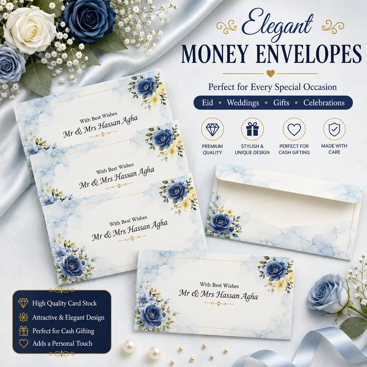 Luxury Wedding Money Envelope 16