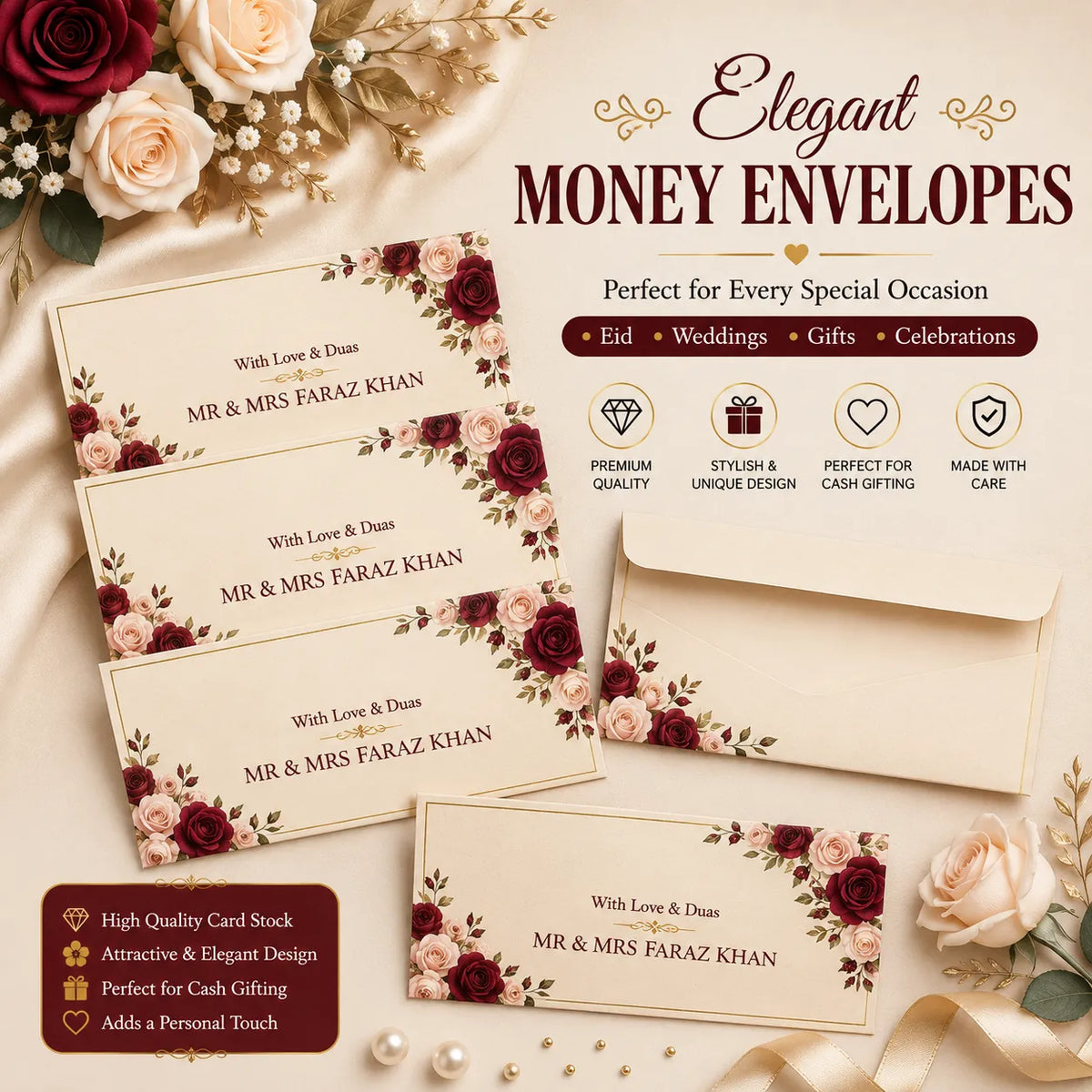 Luxury Wedding Money Envelope 19