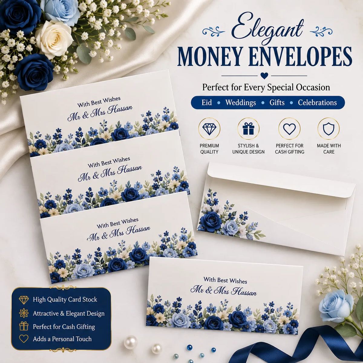 Luxury Wedding Money Envelope 22