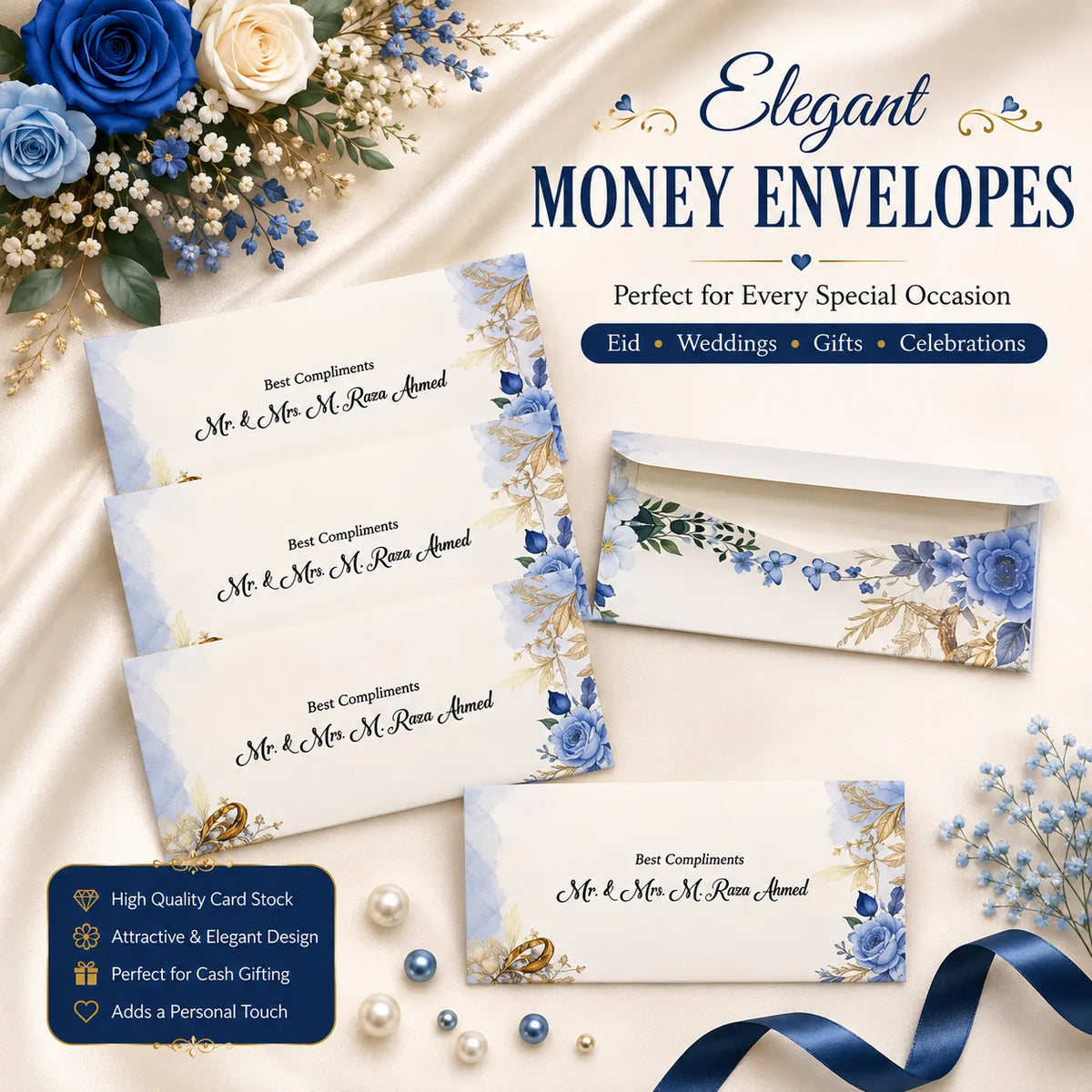 Luxury Wedding Money Envelope 23